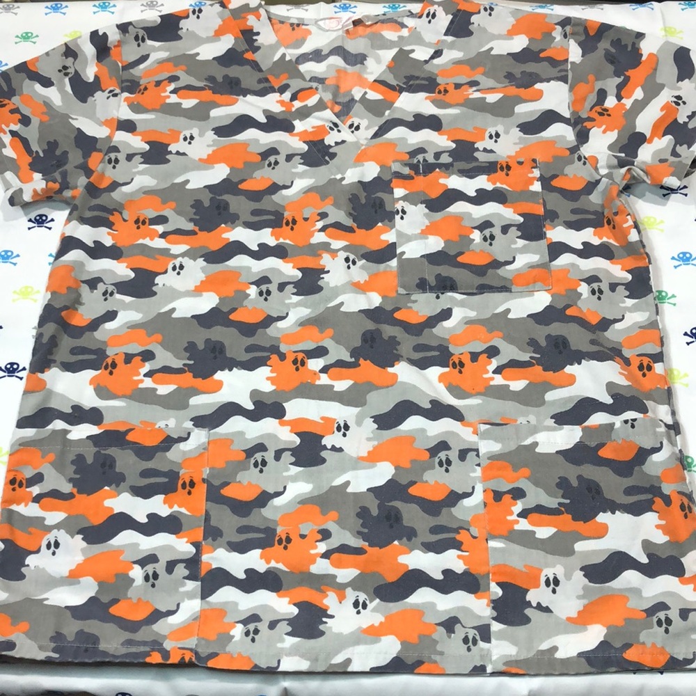 B2G1 Free!! - Halloween Scrub Top